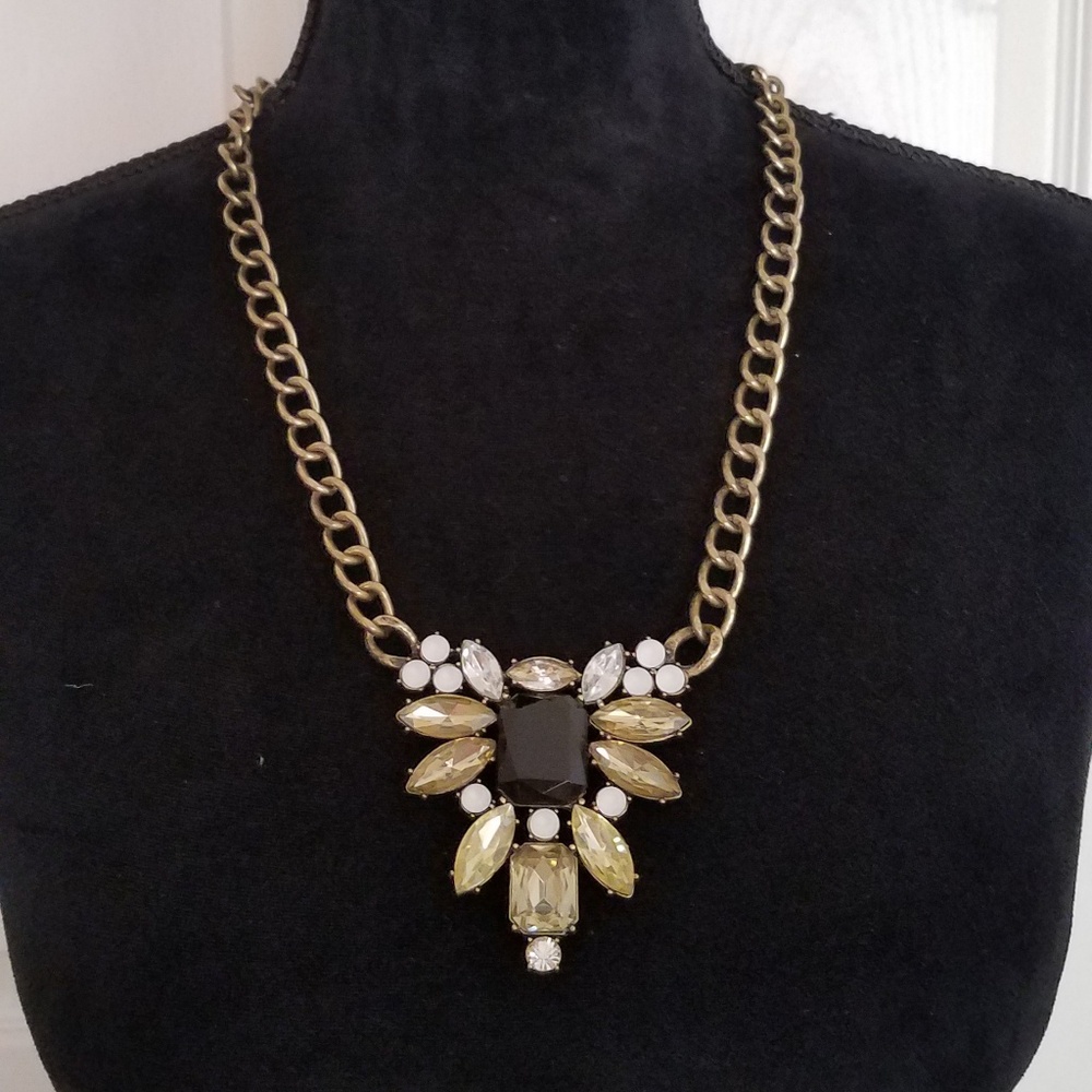 Baublebar black and gold statement necklace!